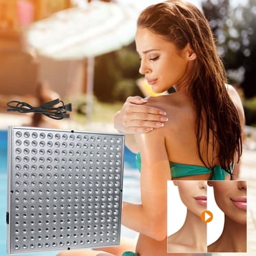 TopLLC Lampe de Bronzage Intérieure Lumière de Bronzage Lampe de Bronzage Portable 45W 225LEDs Lampes de Bronzage Bleues Complètes pour Visage et Corps Bronzage Corps et Visage Lampes de Bronzage