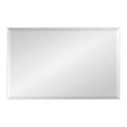 thumbnail image 2 of Kate And Laurel Rhodes Modern Decorative Rectangle Wall Mirror, 24.75" x 36.75", White, Contemporary Wall Decor, 2 of 8