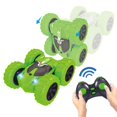 thumbnail image 2 of Stunt RC Car  Remote Control Car  360 Degree Flips Double Sided Rotating Race Car  High Speed Flashing Remote Controlled Car for Kids  Green, 2 of 3