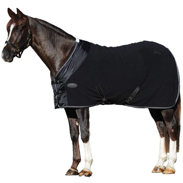 WeatherBeeta Anti-Static Fleece Cooler Standard Neck Black/Silver 84""