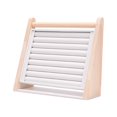 thumbnail image 4 of jinwen Rings Display Stand Tray Vertical Holder for Studs Jewelry Organizer Dresser White, 4 of 9