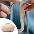 thumbnail image 4 of EGNMCR Wool Hand-woven Medium Coarse Scarf Hat Overcoat Wool Merinoss Wool Wool Cashmeres Yarn wools group, 4 of 4