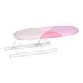 thumbnail image 1 of Steel Table Top Ironing Board Compact Foldable Legs with Heat Resistant Board Cover Slip for Laundry Dorm Desk Travel Home Pink, 1 of 8