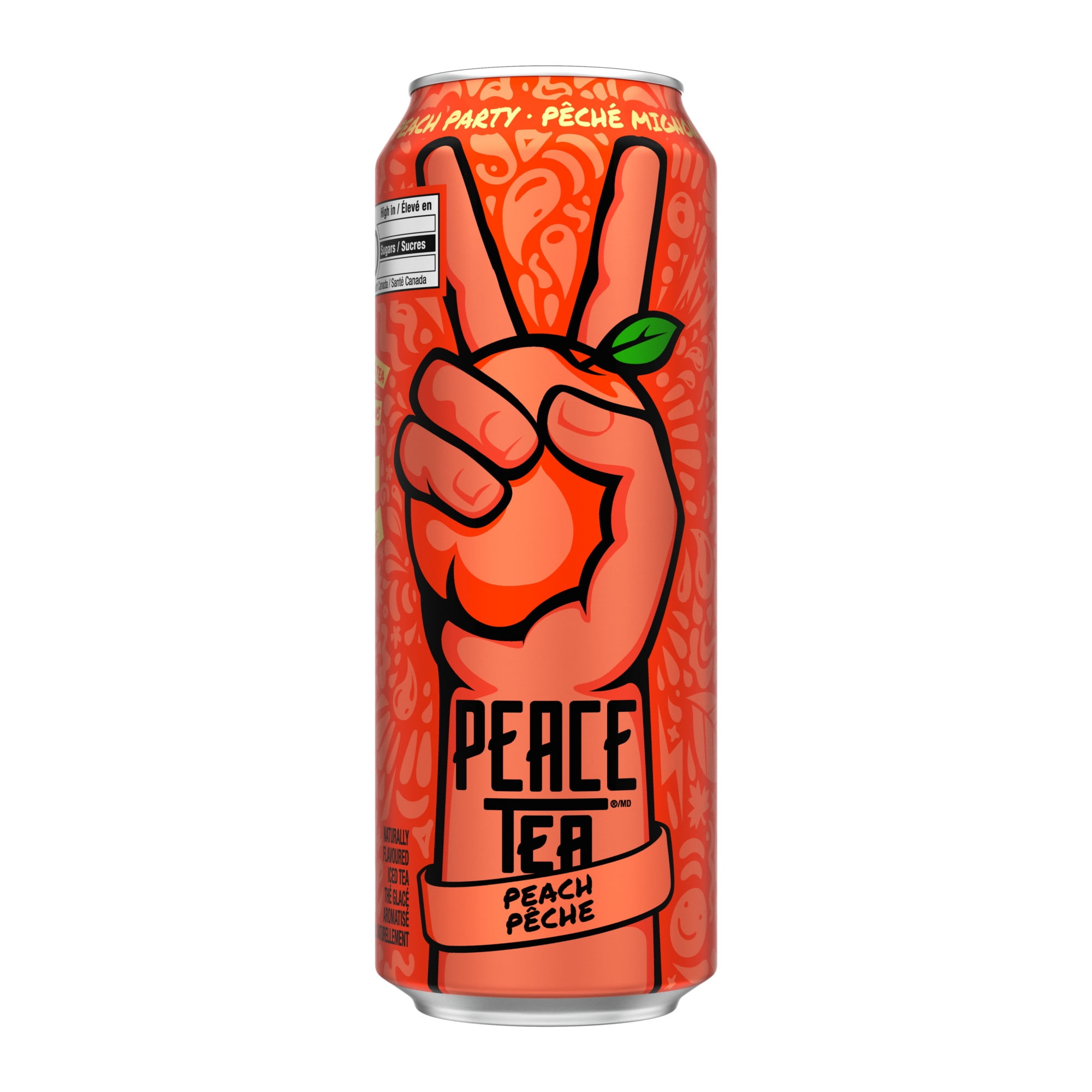 Peace Tea Peach Party Can, 695 mL
