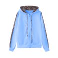 thumbnail image 2 of Innerwin Ensemble de Jogging Imprimé Léopard Survêtements pour Femmes Jogging Hoodies Confortable 2 Pcs Bleu S, 2 of 6