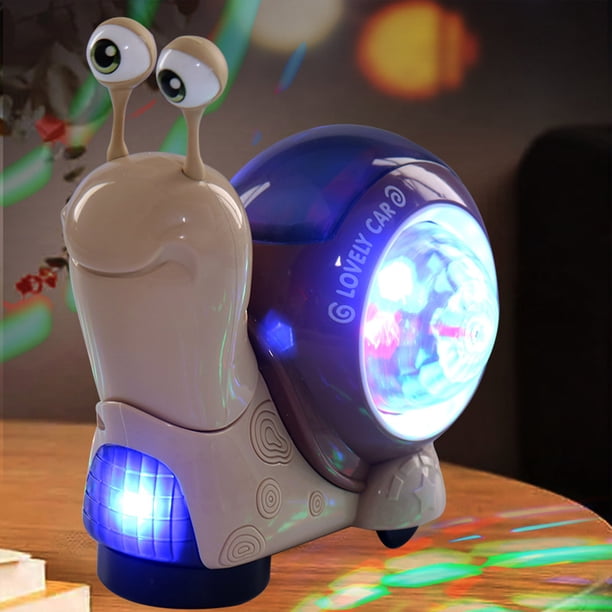 Générique Jouet pour Bébé Escargot Rampant - Jouet Escargot Rampant Électrique | pour Bébé Jouett D'escargot Lumineux pour Tout-Petits | Fonction D'évitement Automatique des Obstacles, Sensoriels Générique Jouet pour Bébé Escargot Rampant - Jouet Escargot Rampant Électrique | pour Bébé Jouett D'escargot Lumineux pour Tout-Petits | Fonction D'évitement Automatique des Obstacles, Sensoriels