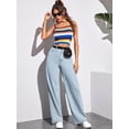thumbnail image 3 of U.Vomade Women's High Rise Jeans Ladies Wide Leg Jeans, 3 of 6