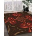 thumbnail image 3 of Ahgly Company Tapis Rectangulaire Lavable en Machine Rouge Brun, 8 Pieds x 12 Pieds, 3 of 7