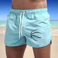 thumbnail image 2 of Men's Board Shorts Spring and Summer Splicing Swimming Trousers for Beach Surfing Activities, 2 of 3