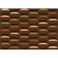thumbnail image 1 of Ahgly Tapis Rectangulaire Lavable en Machine Intérieur Transitionnel Acajou Brun, 7 Pieds x 9 Pieds, 1 of 7