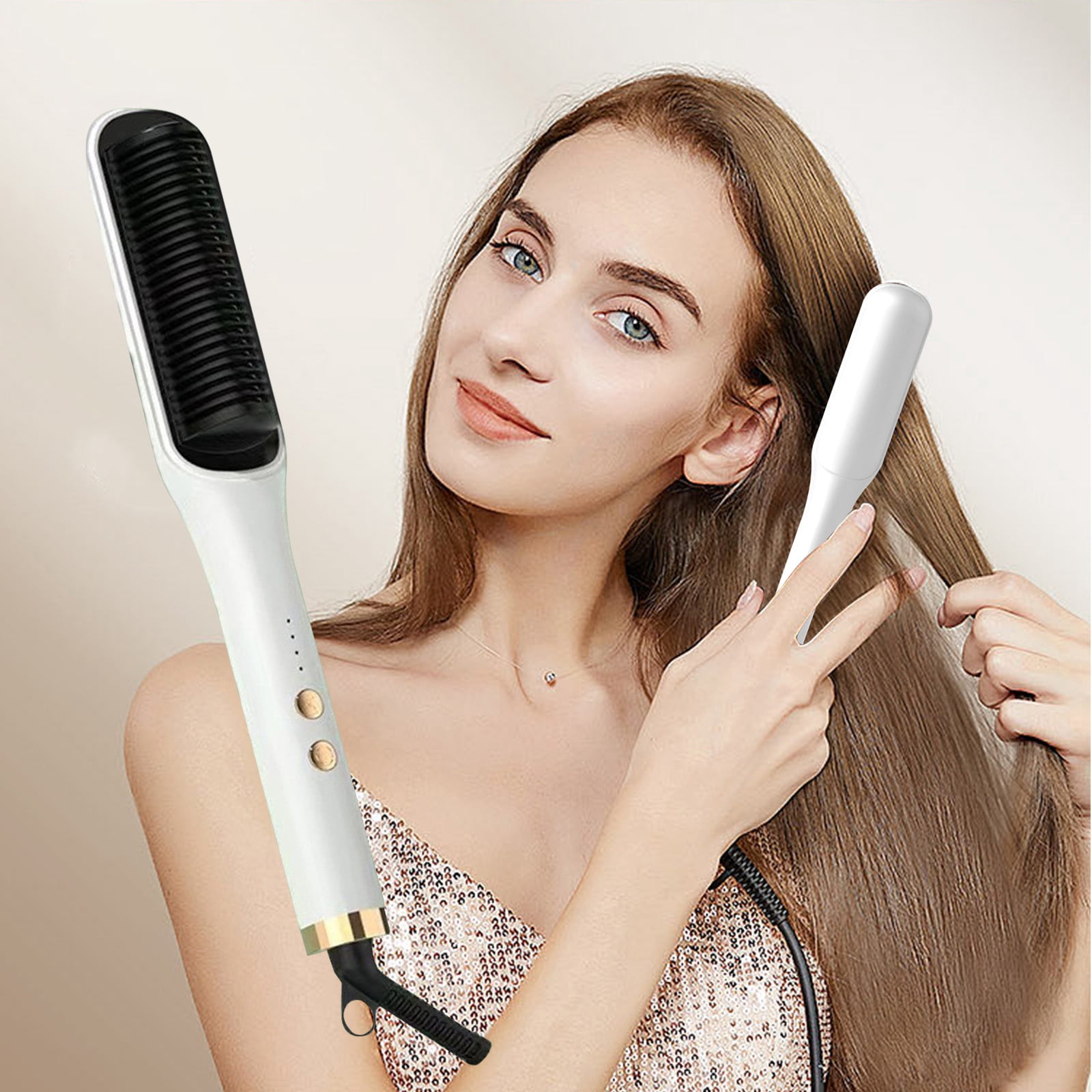 Up to 65% Off! Gspmoly Natural Curls Hair Curler Curling Wand Negative Hair Straightener Without Damaging Hair Curls Fast Heating Crimper Wand Curler In All Hair Type up to 65% Off