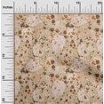 thumbnail image 2 of oneOone Cotton Flex Dark Beige Fabric Abstracts Sewing Craft Projects Fabric Prints By Yard 40 Inch Wide, 2 of 5