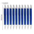 thumbnail image 3 of Wdhugt Blue Blue 10 Pack Retractable Ballpoint Pen Office School Supply Writing Pen Set Click Pen Bulk Pens Fine Point Blue Ink Pen Refillable Pen Office School Pens, 3 of 6