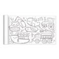 thumbnail image 1 of HLONK UOYOTT Children‘s Drawing Roll Creative Hand-painted Painting Paper Graffiti S D Heat, 1 of 6