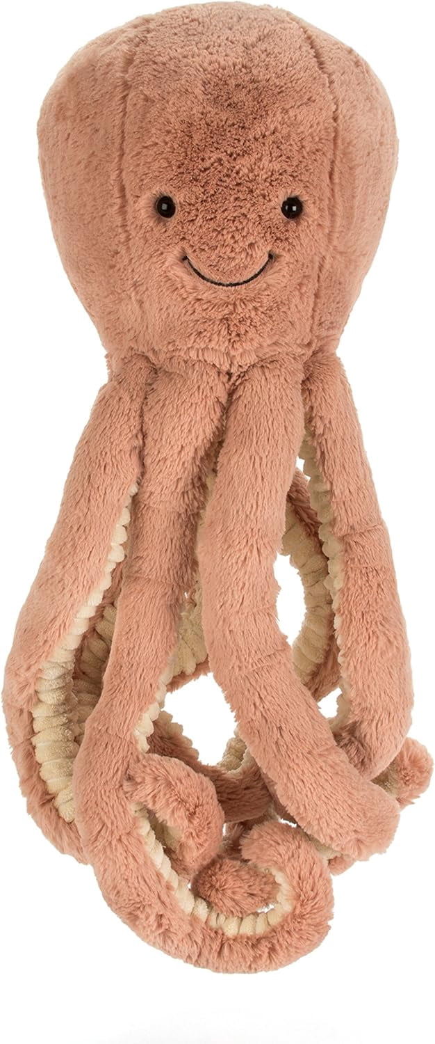 Jellycat Odell Octopus Stuffed Animal, Little 10.5 inches - Ocean