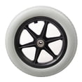 thumbnail image 3 of Roue de Remplacement de Fauteuil Roulant de 12 Pouces pour Fauteuils Roulants et Marchettes Accessoires Gris, 3 of 8
