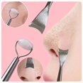 thumbnail image 3 of Stainless Steel Blackhead & Blemish Remover Set - Facial Pore Cleaning Tools, Exfoliation Kit for Dead Skin and Sebum Extraction, Oil-Free, Suitable for All Skin Types for Home and Salon Use, includes, 3 of 5