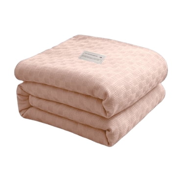 Meitianfacai Couverture pour Lits Couverture Thermique en Coton Jeté de Lit Léger Respirant Haut de Gamme Doux Confortable Couverture pour Toutes les Saisons Lavable à la Machine,150x100cm