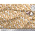 thumbnail image 2 of Soimoi Rayon Fabric Tulip Flower Printed Fabric 1 Yard 42 Inch Wide, 2 of 3