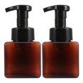 thumbnail image 1 of MasteelfCA 2pcs Plastic Sanitizer Bottles Make-up Containers Square Lovely Storage Bottles, 1 of 8