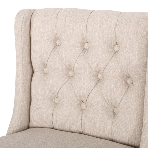 Tabourets de bar Noble House, hauteur 76 cm (lot de 2), siège en tissu haute densité