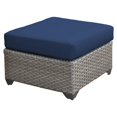 thumbnail image 2 of TK Classics Ottoman Carré en Osier pour Patio Florence Gris, 2 of 2