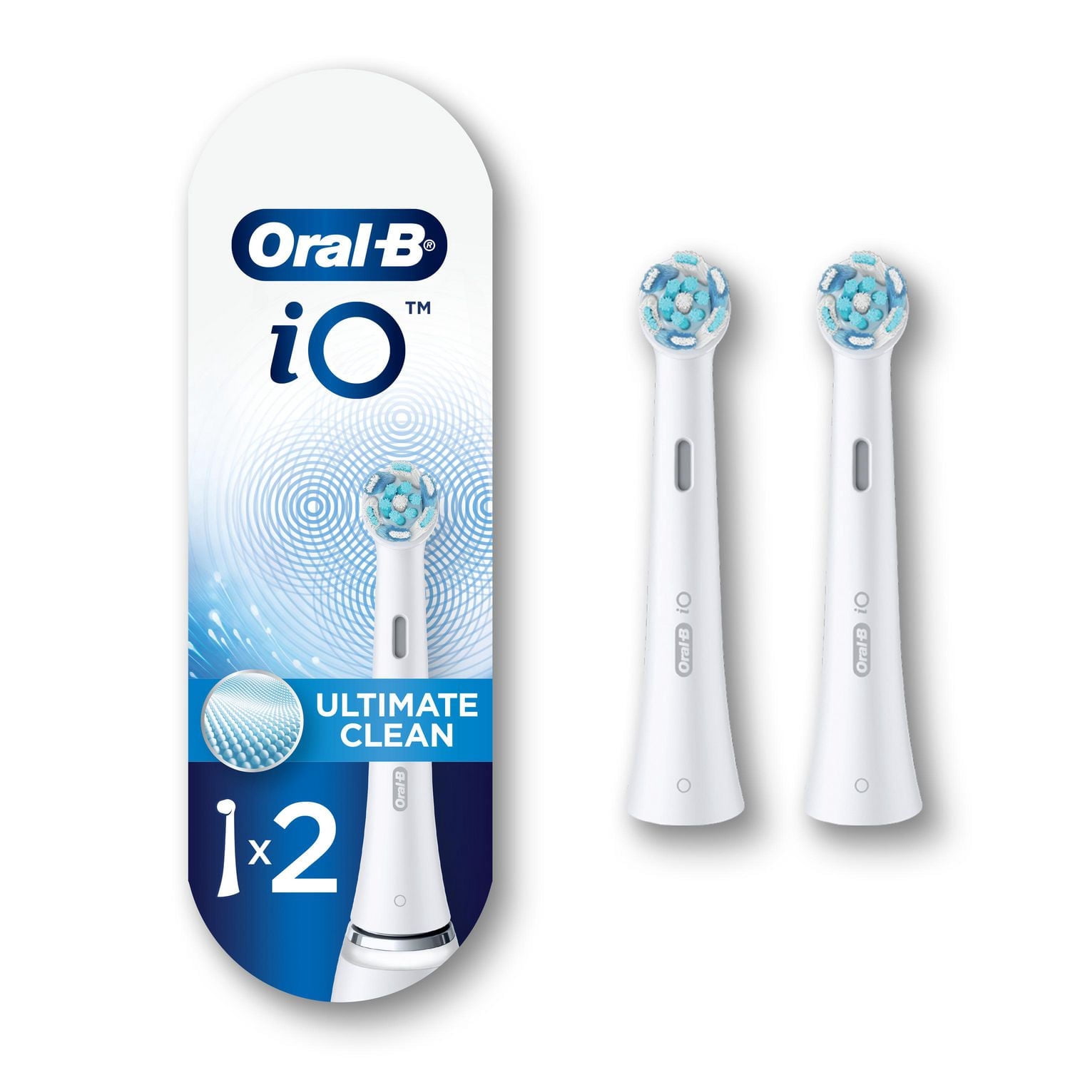 Oral-B iO Nettoyage Ultime Têtes de Brosse de Rechange, Blanches