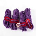 thumbnail image 2 of ziyahi 4Pc 6.65ft Trip Reflective Nylon Cord Tent Guy line Rope for Outdoor Purple, 2 of 8