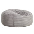 thumbnail image 2 of Sealy Kade 6-Foot Bean Bag Chair – Faux Fur Cover, Foam Filling, Plush Lounge Seating for Bedroom or Living Room, 2 of 13