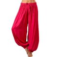 thumbnail image 1 of Pantalons Longs Décontractés en Coton pour Femmes Yoga Danse Bloomers, 1 of 5