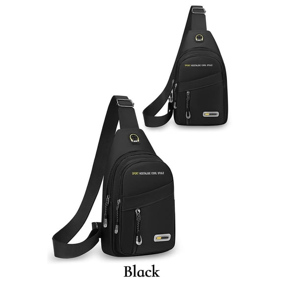 Men's Chest Bag Multifunctional Running Sports Shoulder Bag for Travel and Daily Use