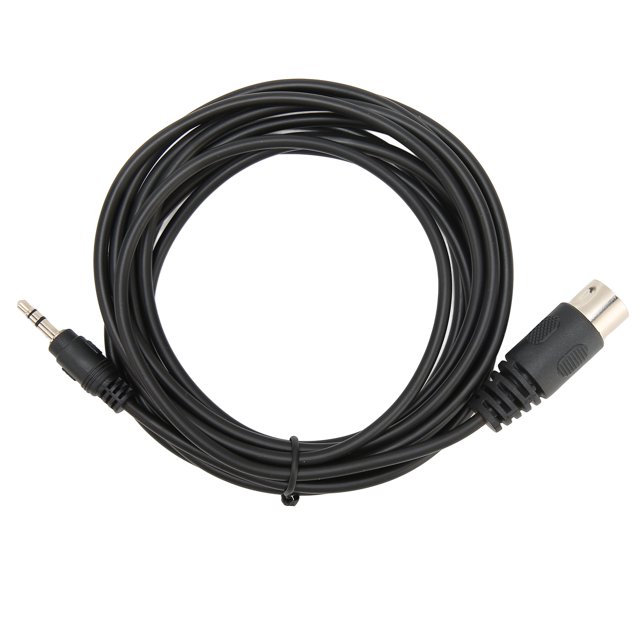 7 Pin DIN MIDI Male To 3.5mm Male Cable, MIDI DIN 7 Pin Male To 3.5mm Cable Plug And Play Replacement Stereo Durable HiFi For Computer For Stereo Device