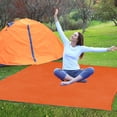 thumbnail image 5 of Dvruxg Lightweight Warm Weather Sleeping Bag for Camping - Adult Size, Soft Polyester Ripstop, 50°F/10°C Rated, Includes Storage Bag(Orange), 5 of 5