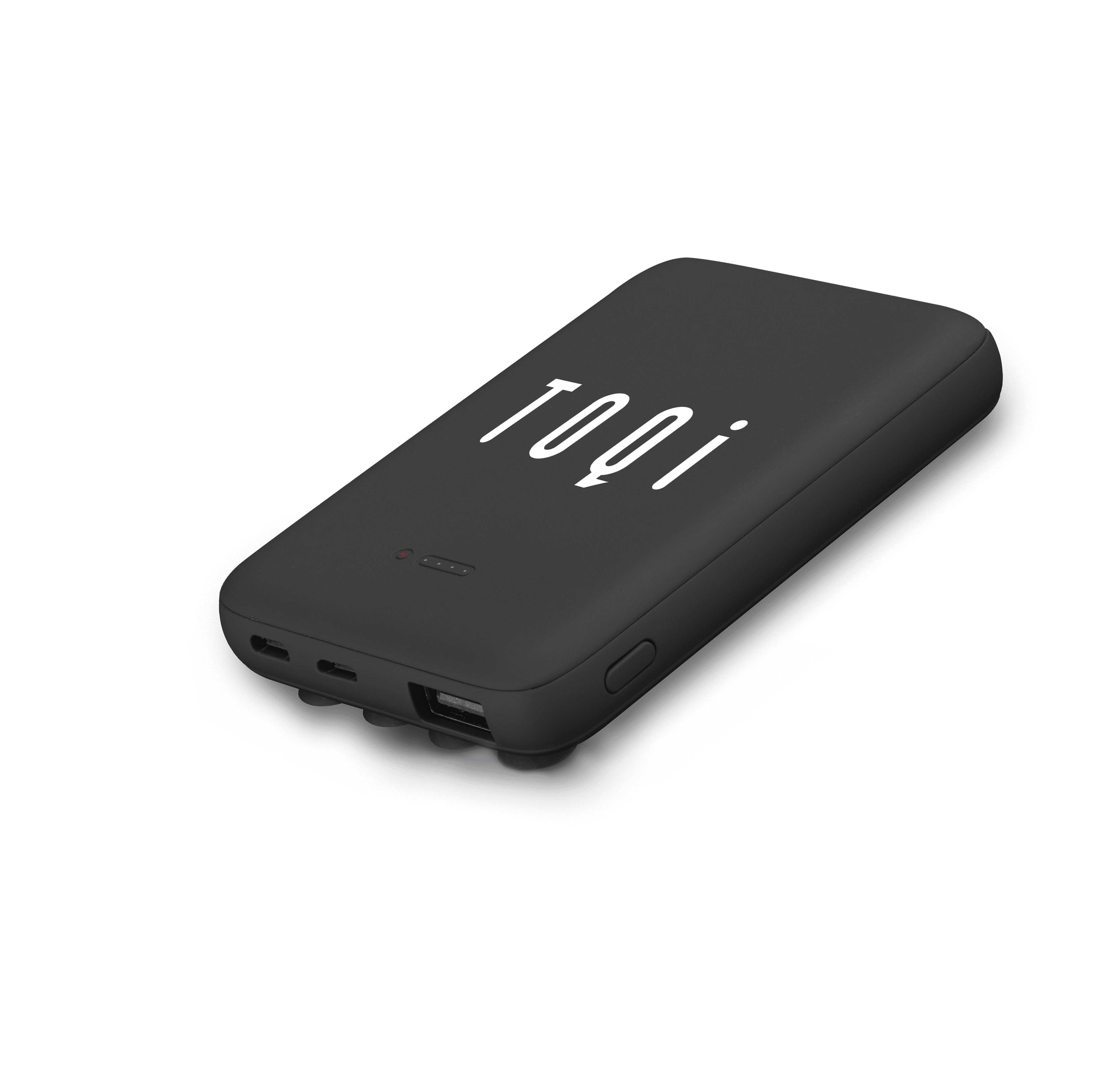 TOQi 10k Wireless Power Bank - 10000 mAh Portable Charger with Dual Charging Capability, Qi-Certified for Smartphones & Devices