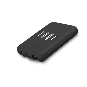 TOQi 10k Wireless Power Bank - 10000 mAh Portable Charger with Dual Charging Capability, Qi-Certified for Smartphones & Devices