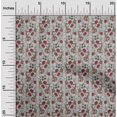 thumbnail image 1 of oneOone Polyester Lycra Fabric Leaves|Floral & Paisley Block Printed Fabric 1 Yard 56 Inch Wide, 1 of 4