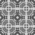thumbnail image 1 of Ahgly Company Tapis d'Intérieur Carrés Transitionnels Noirs Lavables à la Machine, 5 Pieds Carré, 1 of 7