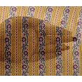 thumbnail image 4 of oneOone Viscose Chiffon Fabric Leaves & Floral Block Print Fabric BTY 42 Inch Wide, 4 of 5