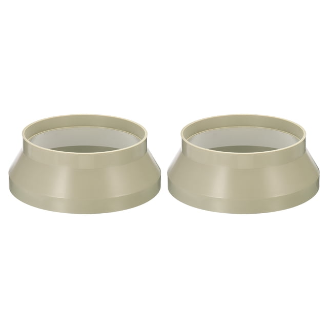 Unique Bargains 10' to 8' Duct Reducer Connector Ventilation Tube Increaser Adapter Beige 2 Pack