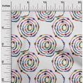 thumbnail image 2 of oneOone Viscose Jersey Light Pink Fabric Abstract Circle Sewing Craft Projects Fabric Prints By Yard 60 Inch Wide, 2 of 4