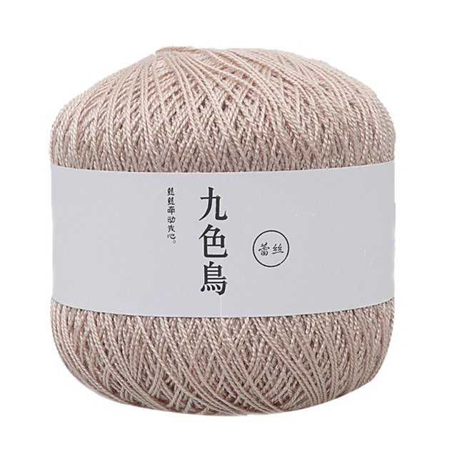 JUNWELL Lace Thread Diy Woven Cotton Fine Cotton Thread Crochet Yarn 8th