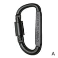 thumbnail image 1 of D-type Carabiner Clips Aluminum Alloy Keychain Carabiner I8 Hot Lightweight J3L7, 1 of 9