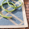 thumbnail image 3 of Safavieh Courtyard Blue Indoor Outdoor Rug - Runner 2'3" x 6'7", 3 of 5