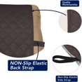 thumbnail image 3 of 2024 Reversible Quilted Sofa Cover  Water Resistant Slipcover Furniture Protector  Washable Couch Cover with Non Slip Foam and Elastic Straps for Kids  Dogs  Pets (Small  Pink/Beige), 3 of 7