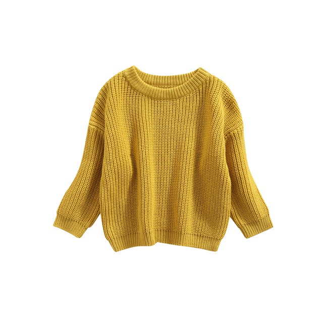 xiaxaixu Toddler Baby Sweaters, Winter Warm Long Sleeve Candy Color Pullovers