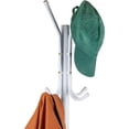 thumbnail image 4 of SUSUZI  5.7ft Metal Coat Rack Freestanding, 3-Tier Entryway Coat Tree with 12 Hooks, 60LBS Capacity Triangle Stable Stand for Bedroom Living Room Hallway, White, 4 of 8