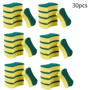 Dish Sponges for Washing Dishes Non-Scratch Cellulose Scrub Sponge, Dual-Sided Dishwashing Sponge for Kitchen, 30 Pack Kitchen Cleaning Sponges,Eco Non-Scratch for Dish,Scrub Sponges