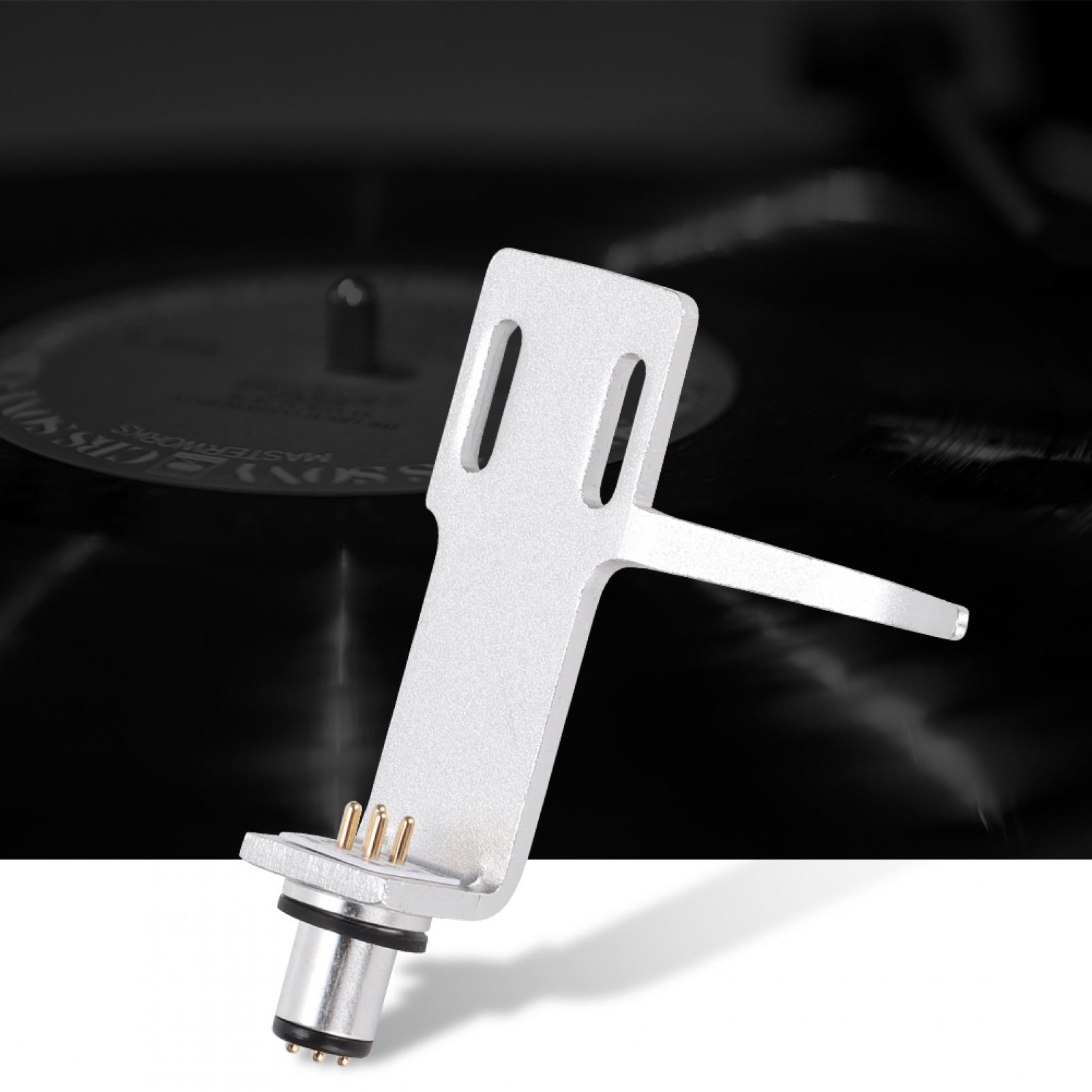 Keenso Phonograph Player Headshell, Durable Tourne-Disque Headshell, pour Phonographe Haut de Gamme / Micros