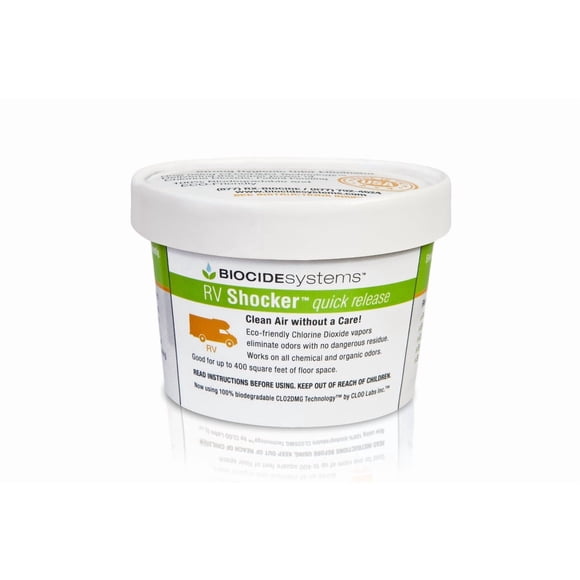 Biocide Systems Odor Absorber 3244 RV Shocker; Free Standing Tub; Unscented; Single; With English Packaging