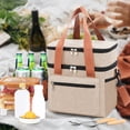 thumbnail image 1 of Insulating Lunch Bag With Waterproof Double Layer For Bento Milk Bottle And Meal Boxes Cooler Bag, 1 of 6